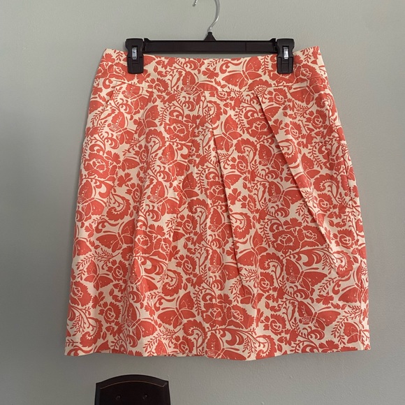 Odille orange floral butterfly skirt - Picture 1 of 3